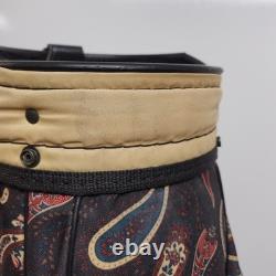 Vintage Paisley 3-Way Golf Cart Bag By Ron Miller Pro Model with Rain cover
