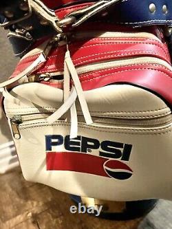 Vintage Pepsi-Cola Belding Sports Golf Staff Cart Bag RARE READ description