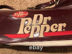 Vintage Ron Miller Pro Model Dr Pepper Carry/Cart Bag Made in USA
