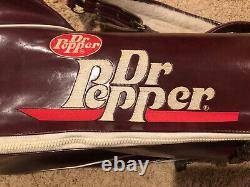 Vintage Ron Miller Pro Model Dr Pepper Carry/Cart Bag Made in USA