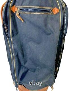 Vintage Titleist Canvas and Leather Golf Bag Single Strap 6 Way Divider With Cover