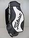 Vintage Titleist Staff Cart Bag 6-way Divider Makena Resort Maui Rain Cover