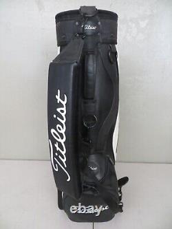 Vintage Titleist Staff Cart Bag 6-Way Divider Makena Resort Maui Rain Cover