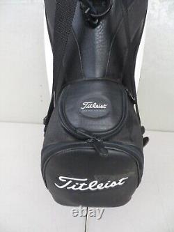 Vintage Titleist Staff Cart Bag 6-Way Divider Makena Resort Maui Rain Cover