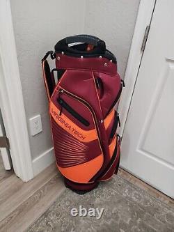 Virginia Tech Hokies The Bucket II Cooler Cart Bag Team Effort Golf Bag NCAA