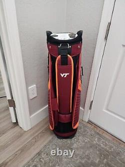 Virginia Tech Hokies The Bucket II Cooler Cart Bag Team Effort Golf Bag NCAA