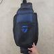 Vtg Taylormade 5 Way Deluxe Staff Cart Golf Bag Rain Cover Navy