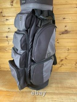 Wilson Cart Golf Bag Black With 5-way Dividers & Rain Cover