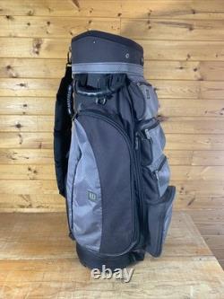 Wilson Cart Golf Bag Black With 5-way Dividers & Rain Cover