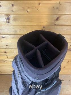 Wilson Cart Golf Bag Black With 5-way Dividers & Rain Cover