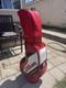 Wilson Fat Shaft Red White Golf Club Bag With Rain Cover & Strap 6 Way Divider