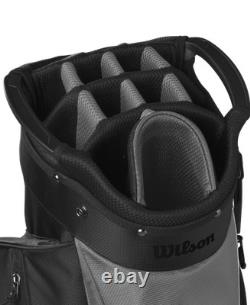 Wilson Feather 2025 Grey Black Cart Golf Bag
