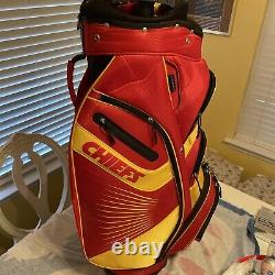 Wilson Kansas City Chiefs NFL Golf Cart Bag Great Bag NICE