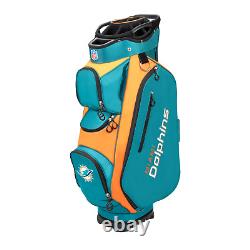 Wilson New NFL Golf Cart Bag Miami Dolphins 2023