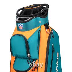 Wilson New NFL Golf Cart Bag Miami Dolphins 2023