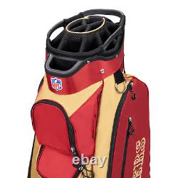 Wilson New NFL Golf Cart Bag San Francisco 49ers 2023