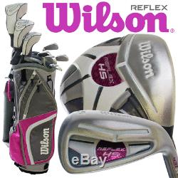 Wilson Prostaff Reflex Hs Ladies Complete Golf Set +deluxe Golf Cart Bag