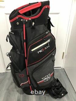 Wilson Staff Nexus Cart Bag With Strap And Headcover Black Red White Grey