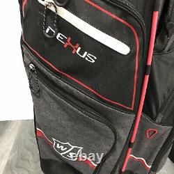 Wilson Staff Nexus Cart Bag With Strap And Headcover Black Red White Grey