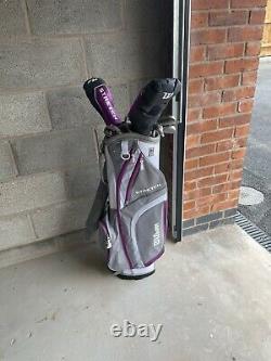 Wilson Women's Stretch Golf Club 9-Club Set with Cart Bag