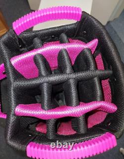 Women's Golf Cart Bag 14 Way Divider Naples Bay CMAX Lightweight Black Pink
