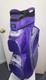 Women's Golf Cart Bag 14 Way Divider Naples Bay Cmax Lightweight Purple Silver