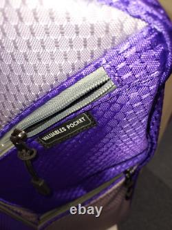 Women's Golf Cart Bag 14 Way Divider Naples Bay CMAX Lightweight Purple Silver