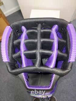 Women's Golf Cart Bag 14 Way Divider Naples Bay CMAX Lightweight Purple Silver