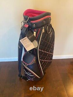 XXIO Ladies Cart Bag Blue Pink 5-Way Divide Single Strap Golf Bag