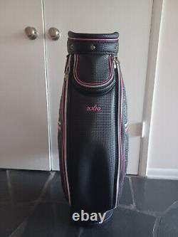 XXIO Ladies Lightweight Black & Pink Trim Caddy Golf Bag 5-Way