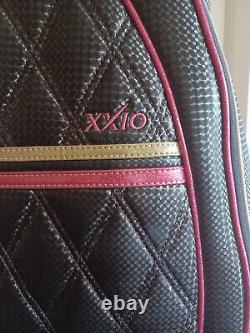 XXIO Ladies Lightweight Black & Pink Trim Caddy Golf Bag 5-Way