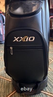 XXIO Lightweight Caddy Bag Black 4-Way Divide Single Strap Golf Bag NEW