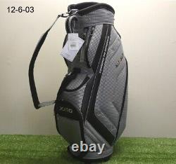 XXIO Lightweight Caddy Golf Cart Bag 4-Way Houndstooth Grey/Black New