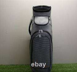 XXIO Lightweight Caddy Golf Cart Bag 4-Way Houndstooth Grey/Black New