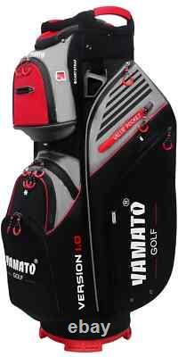Yamato Golf Cart Bag 14 Way Organizer Divider Top with Handles Cooler Valued