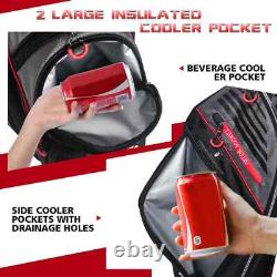 Yamato Golf Cart Bag 14 Way Organizer Divider Top with Handles Cooler Valued