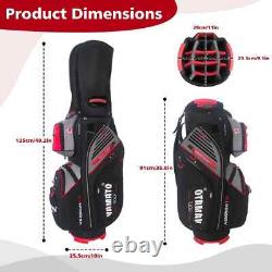 Yamato Golf Cart Bag 14 Way Organizer Divider Top with Handles Cooler Valued